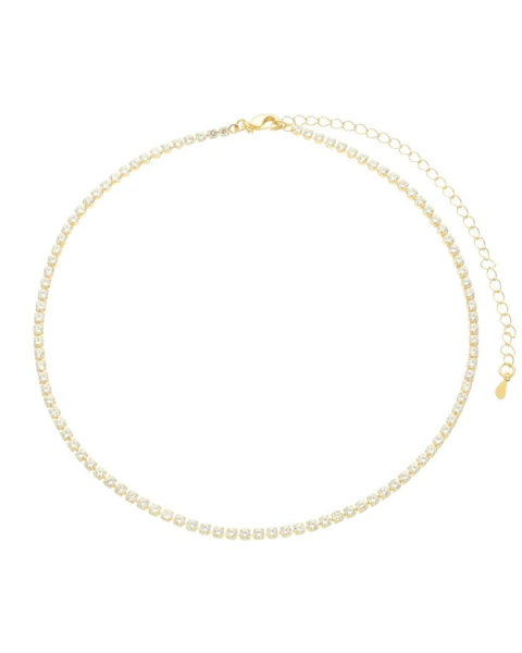 Choker Riviera 3MM - Dourado - Banho de Ouro 18K - comprar online