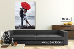 MF183 - Pareja en la lluvia