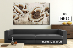 MH72 - Flores marrones - comprar online