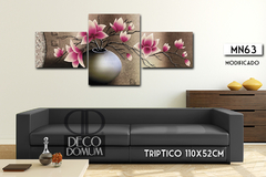 MN63 - Flores en jarron - comprar online