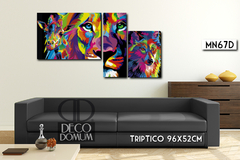 MN67 - Animales pop art - comprar online