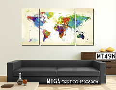 MT49 - Mapa colorido - comprar online