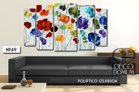 NP49 - Flores multicolor