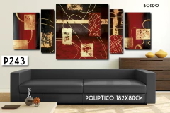 P243 - Abstracto moderno - DECODOMUM - Cuadros Decorativos Modernos y Personalizados