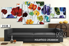 P33 - Flores coloridas, - comprar online