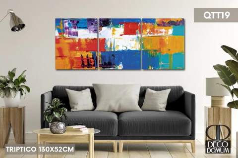 QTT19 - Abstracto Colorido - comprar online