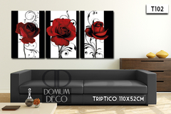 T102 - Flores Rosas