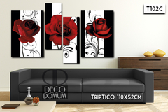 T102 - Flores Rosas - DECODOMUM