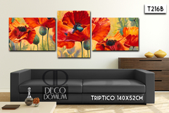 T216 - Flores amapolas - comprar online