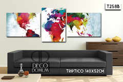 T258 - Mapa multicolor - comprar online