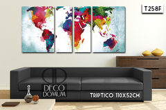 Imagen de T258 - Mapa multicolor