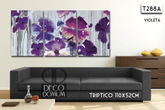 T288 - Flores - DECODOMUM - Cuadros Decorativos Modernos y Personalizados