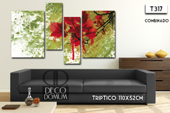 T317 - Flores modernas - DECODOMUM