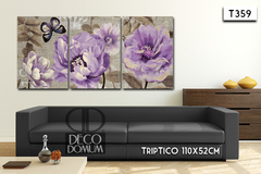 T359 - Flores lilas