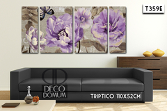 T359 - Flores lilas - DECODOMUM