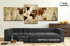 T505 - Mapa Moderno Personalizado - comprar online