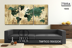 T505 - Mapa Moderno Personalizado - tienda online