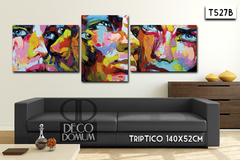 T527 - Rostros Abstractos - comprar online