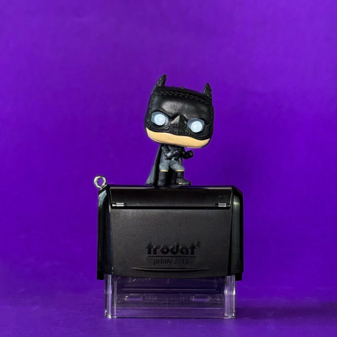 Carimbo Batman - Coleção Heróis | Carimbei