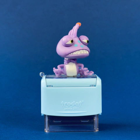 Carimbo Randall Mal-Humorado – Coleção Monstros S.A. | Carimbei