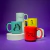 Caneca Mini Tina Princesas - Colecionáveis