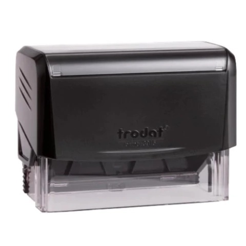 Carimbo Trodat 3915 Tradicional - Tamanho 70x25mm - Cor Preta - Modelo Profissional