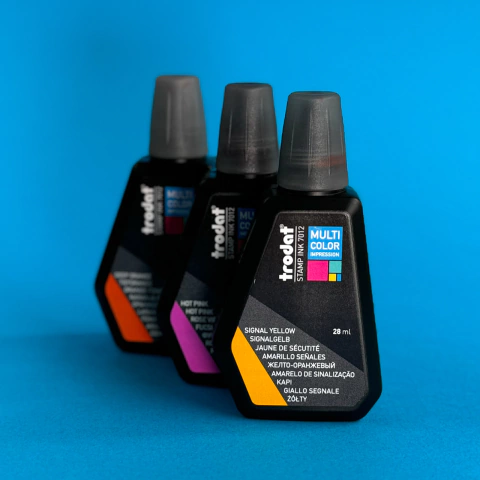 Tinta para Carimbo Automático Trodat 7012 - Tinta colorida e pigmentada – 28ml