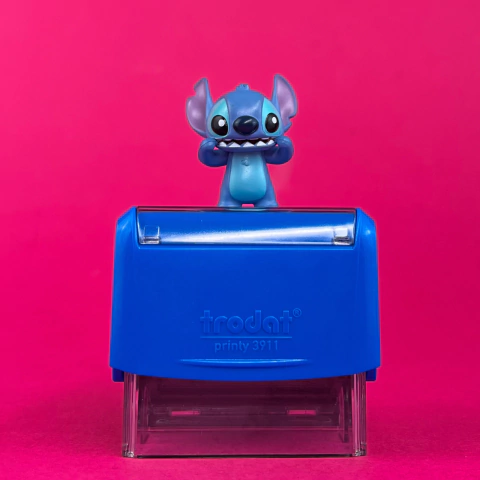 Carimbo Mini Stitch – Coleção Lilo & Stitch | Carimbei