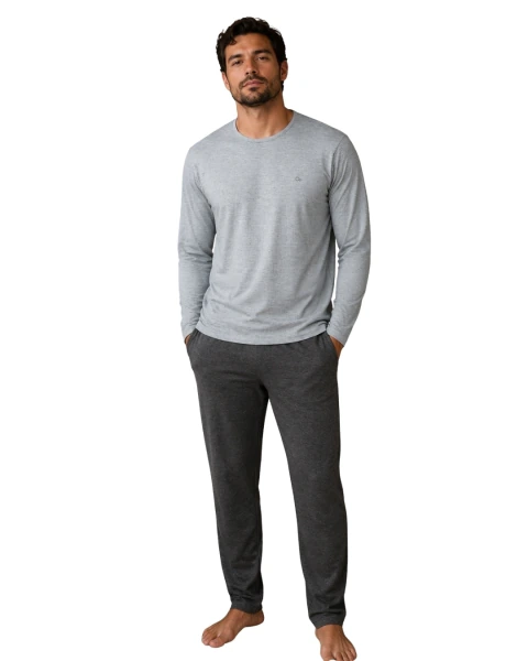 Pijama masculino longo Ogochi