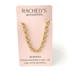 Pulseira Elos Banhado a Ouro 18k Adulto