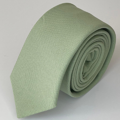 Gravata Slim Textura Pontilhada Verde Menta Oxford - comprar online