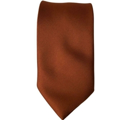 Gravata Slim Terracota Textura Fosca - comprar online