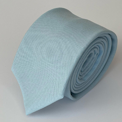 Gravata Slim Textura Pontilhada Azul Serenity Oxford - comprar online