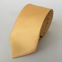 Padrinhos Slim Amarelo Suave Listrado com Etiqueta Personalizada - comprar online