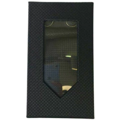 KIT Caixa de Presente, Gravata Lenço e Abotoadura Preto Textura Desenhada na internet