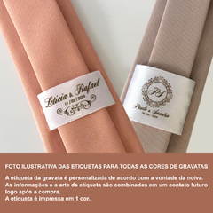Padrinhos Slim Living Coral Acetinado com Etiqueta Personalizada - loja online