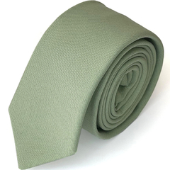 Gravata Slim Textura Pontilhada Verde Menta Oxford