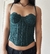 Corset Verde Oscuro - comprar online
