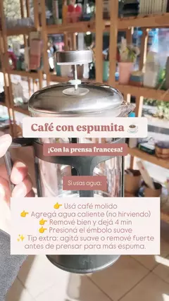 CAFETERA PRENSA FRANCESA 600ML - tienda online