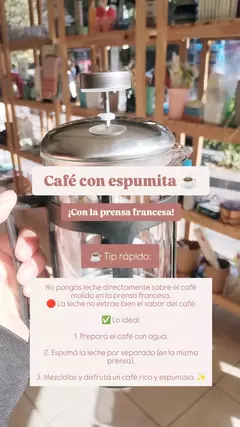 CAFETERA PRENSA FRANCESA 600ML en internet