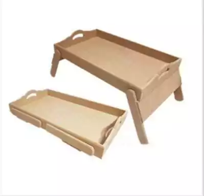 BANDEJA DE CAMA 30 X 55 cm C/Patas C/Bolado