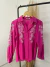 camisa bordada manga - loja online