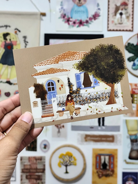 Card | Outono na Varanda