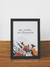 Quadro | No rain no flowers - comprar online