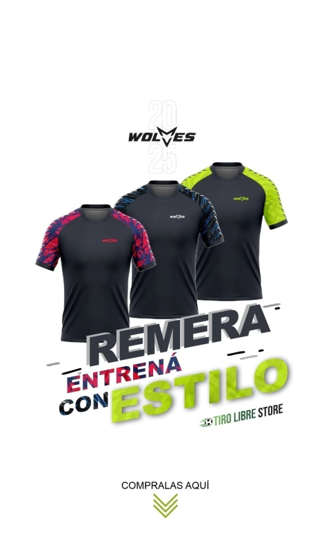 WOLVES®️| CAMISETA ENTRENAMIENTO RANGLAN