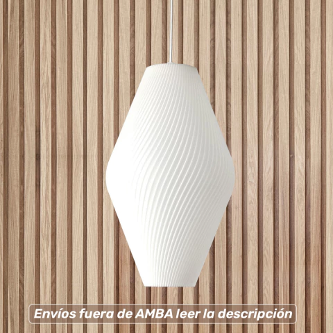 Lámpara Colgante Rotha Tall Blanca | 45 X 25 - comprar online