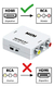 Conversor Hdmi para AV Rca Adaptador Video Composto 1080P - Eletroplus Acessórios de Informática, Celulares e Eletrônicos