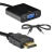 Conversor Adaptador De Video Hdmi Para Vga Com Audio P2