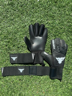 Luva de Goleiro Profissional Portero Huracan Black Rollfinger - comprar online