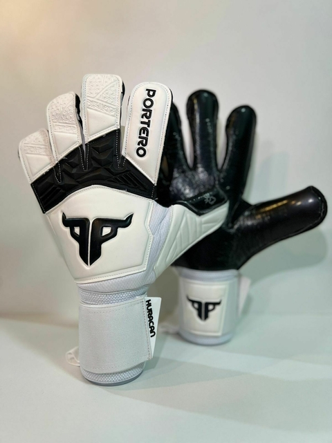 Luva de Goleiro Profissional Portero Huracan WhiteBlack Gecko